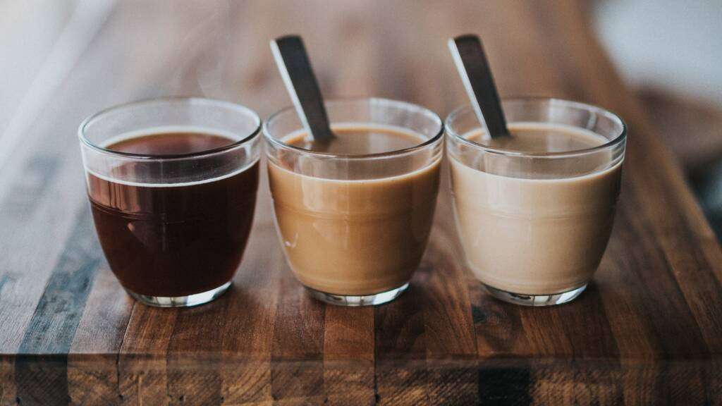 making cappuccino